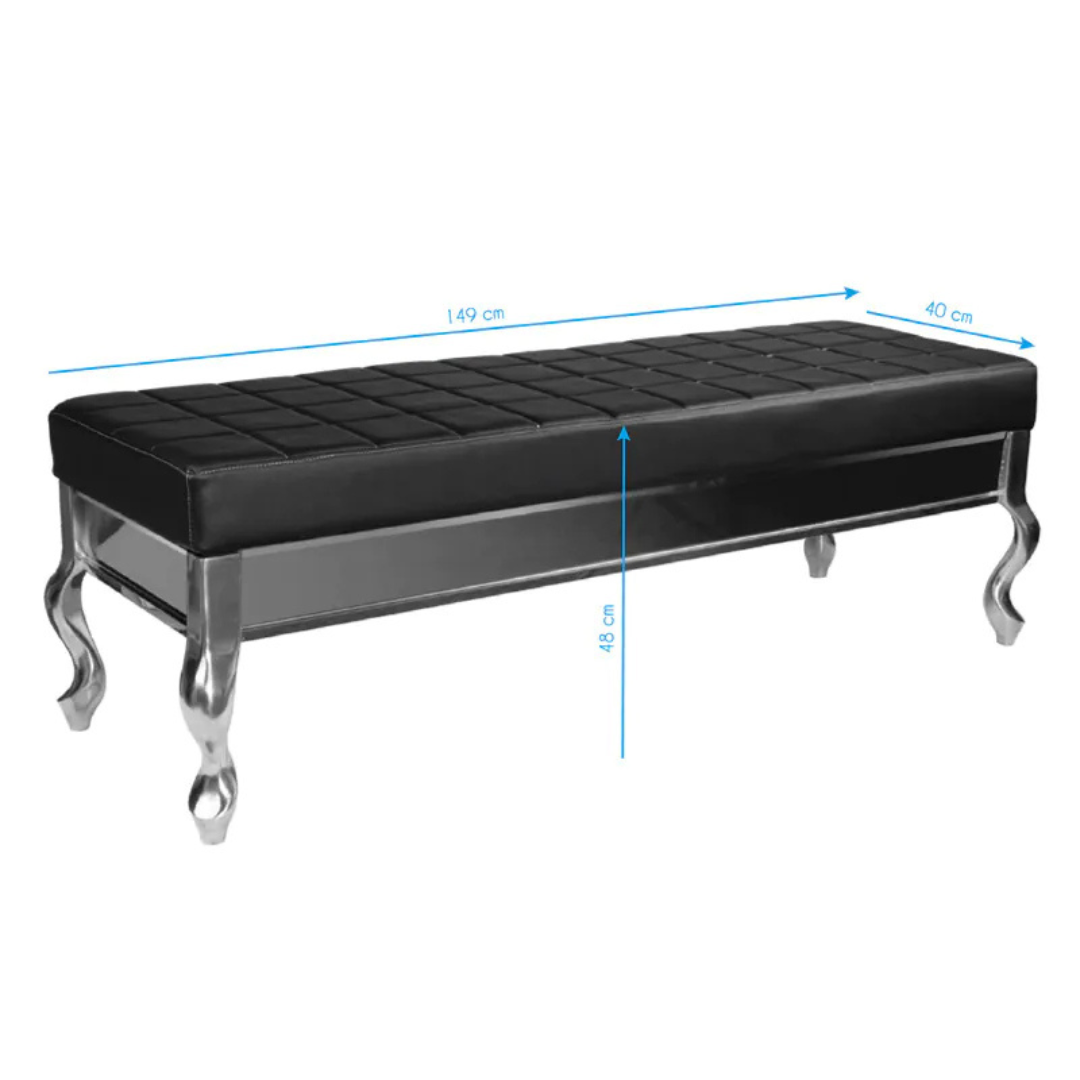 Canapé de Réception Gabbiano F011 Noir -
